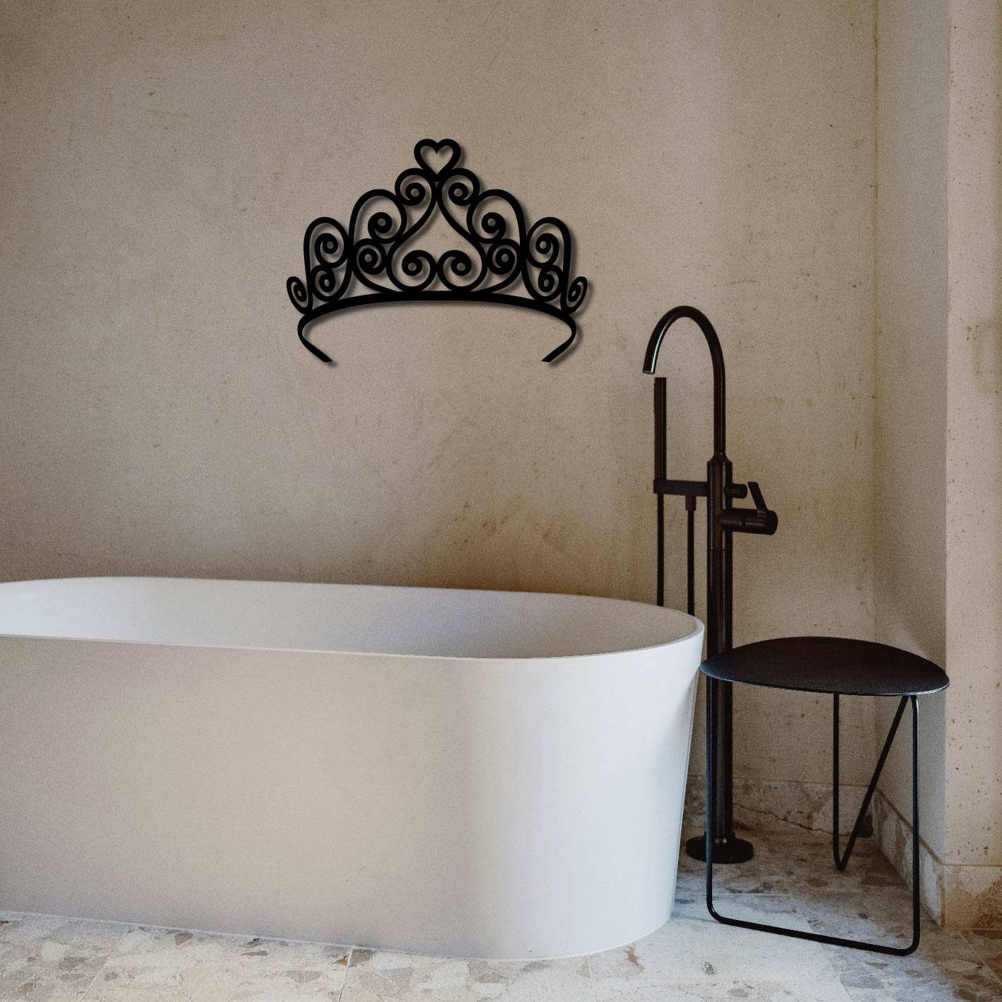 TIARA METAL WALL ART