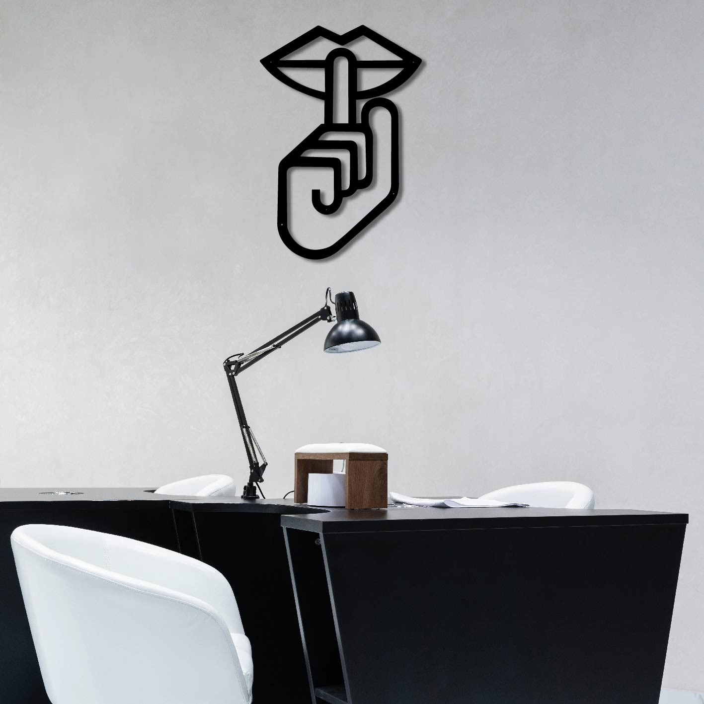 SILENCE METAL WALL ART