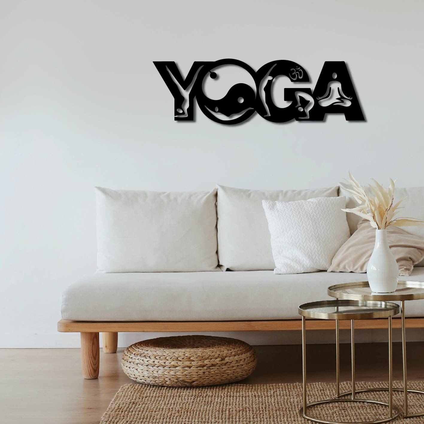 YOGA METAL WALL ART