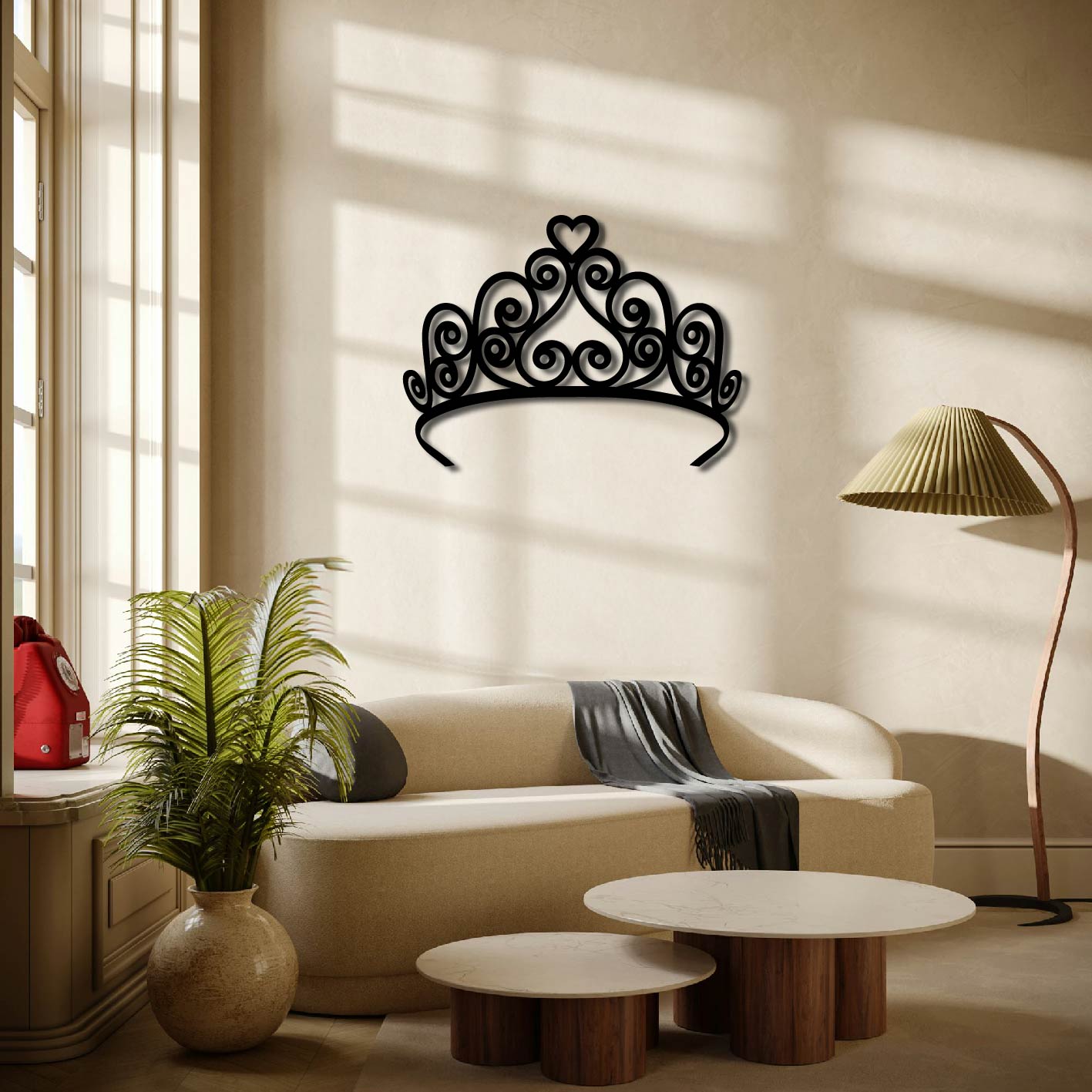 TIARA METAL WALL ART