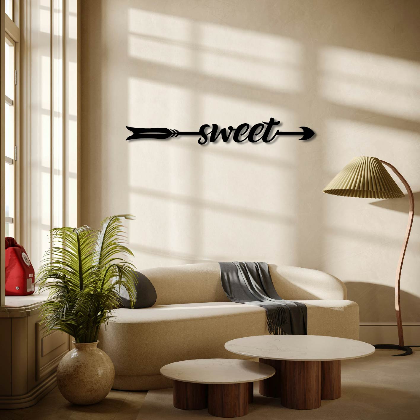 ARROW SWEET METAL WALL ART