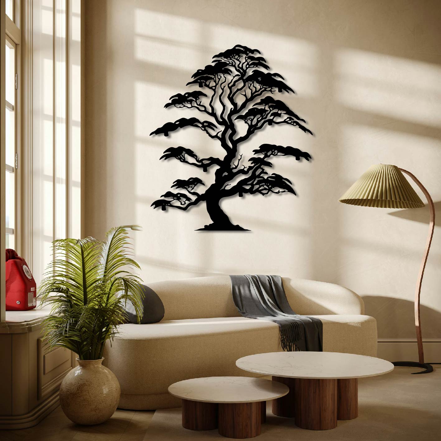 ELEGANT BONSAI METAL WALL ART