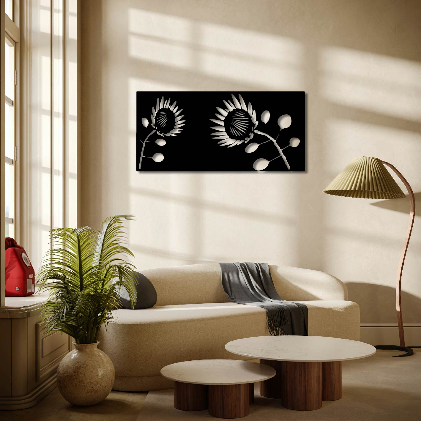 PROTEAS METAL WALL ART