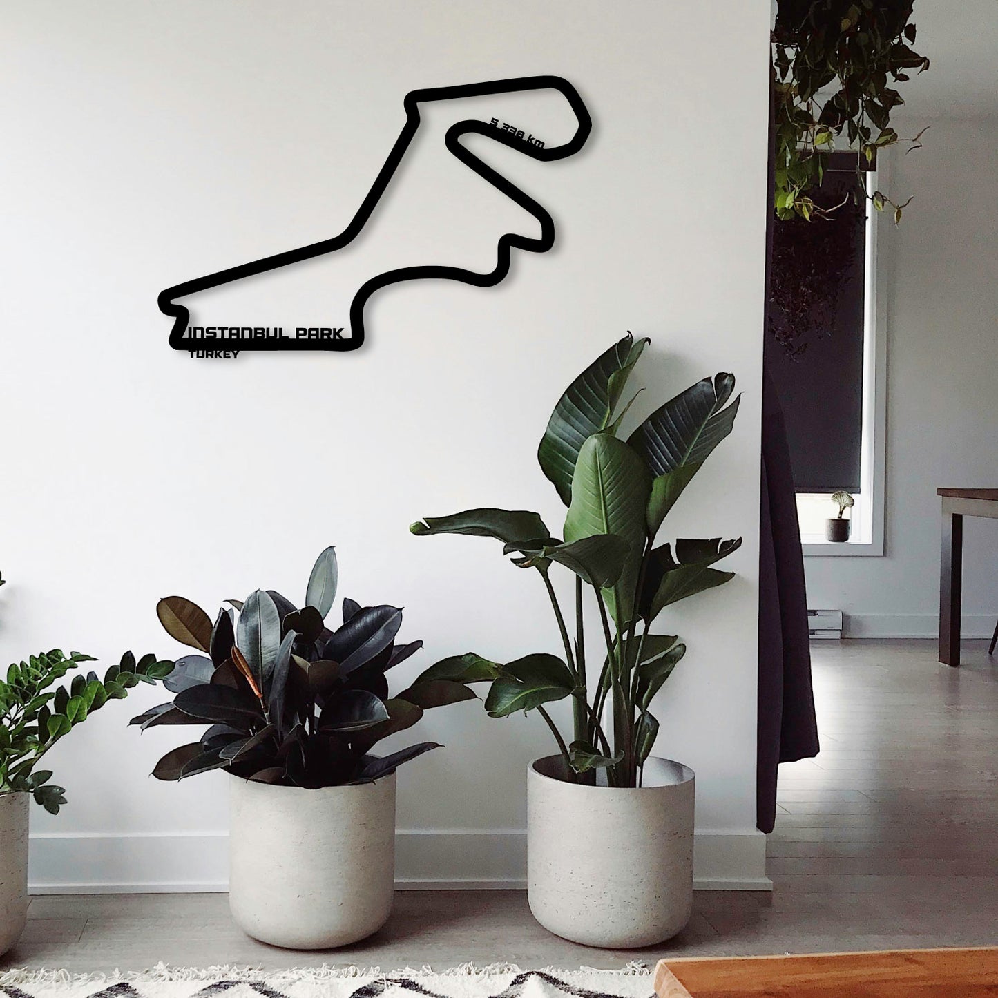 ISTANBUL PARK CIRCUIT METAL WALL ART