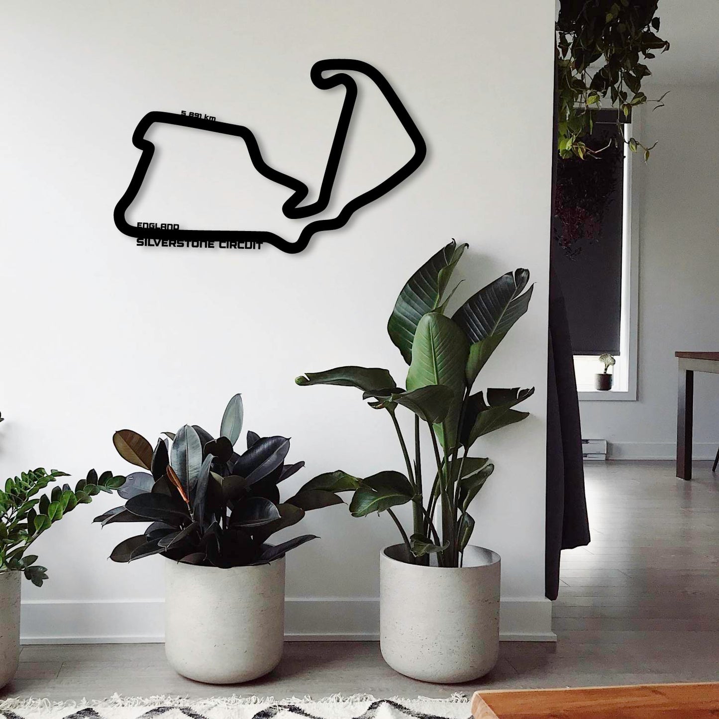 SILVERSTONE CIRCUIT 2 METAL WALL ART