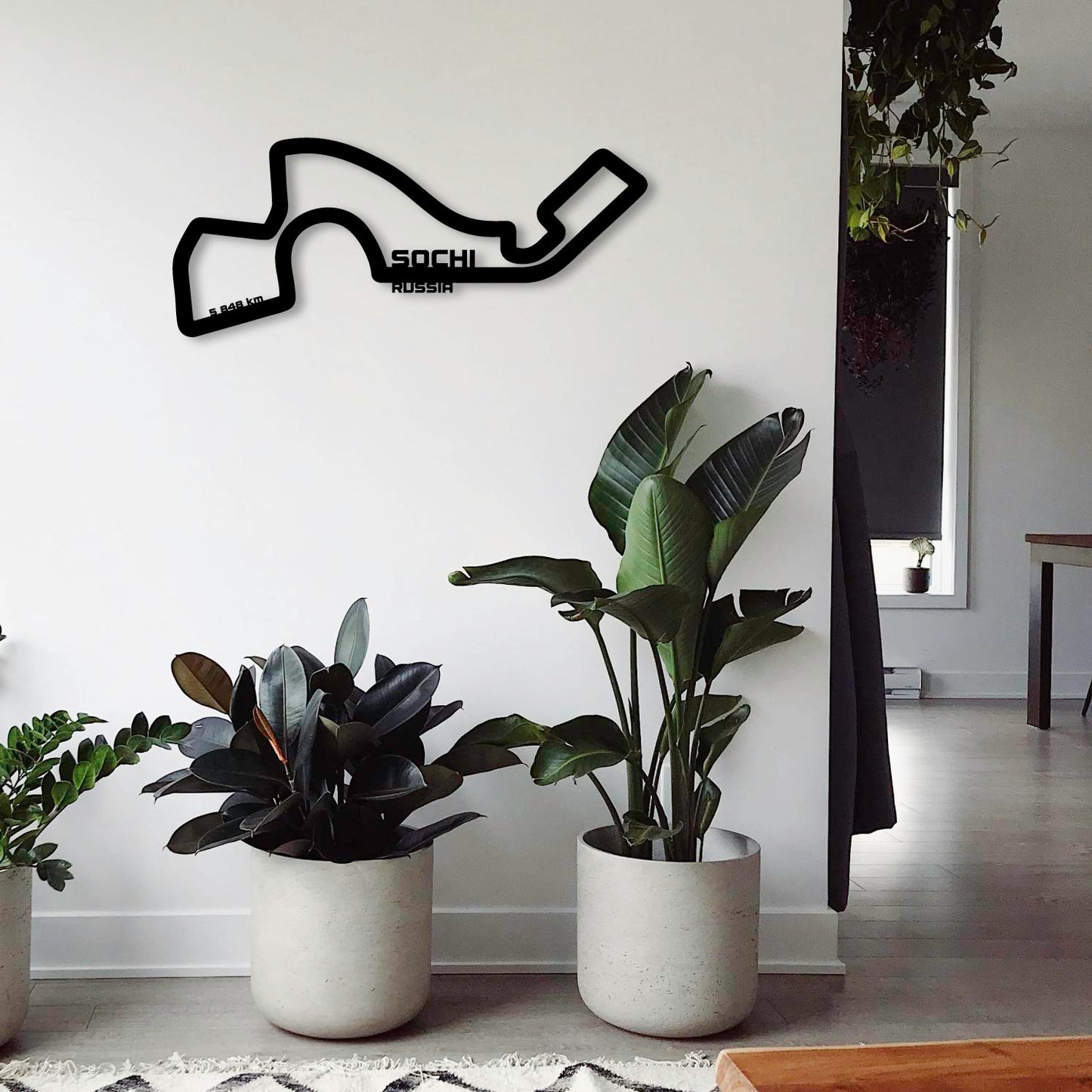 SOCHI RUSSIAN GRAND PRIX METAL WALL ART