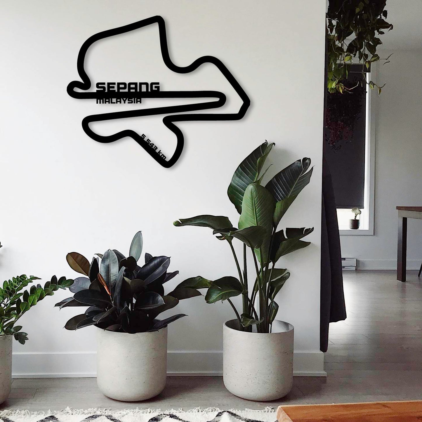 SEPANG INTERNATIONAL CIRCUIT METAL WALL ART