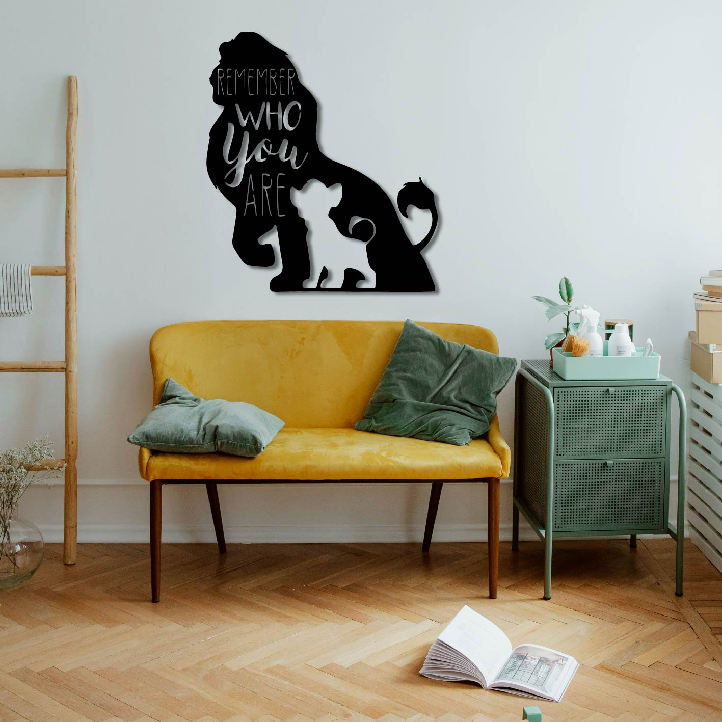 LION KING REMEMBER WHO YOU ARE METAL WALL ART