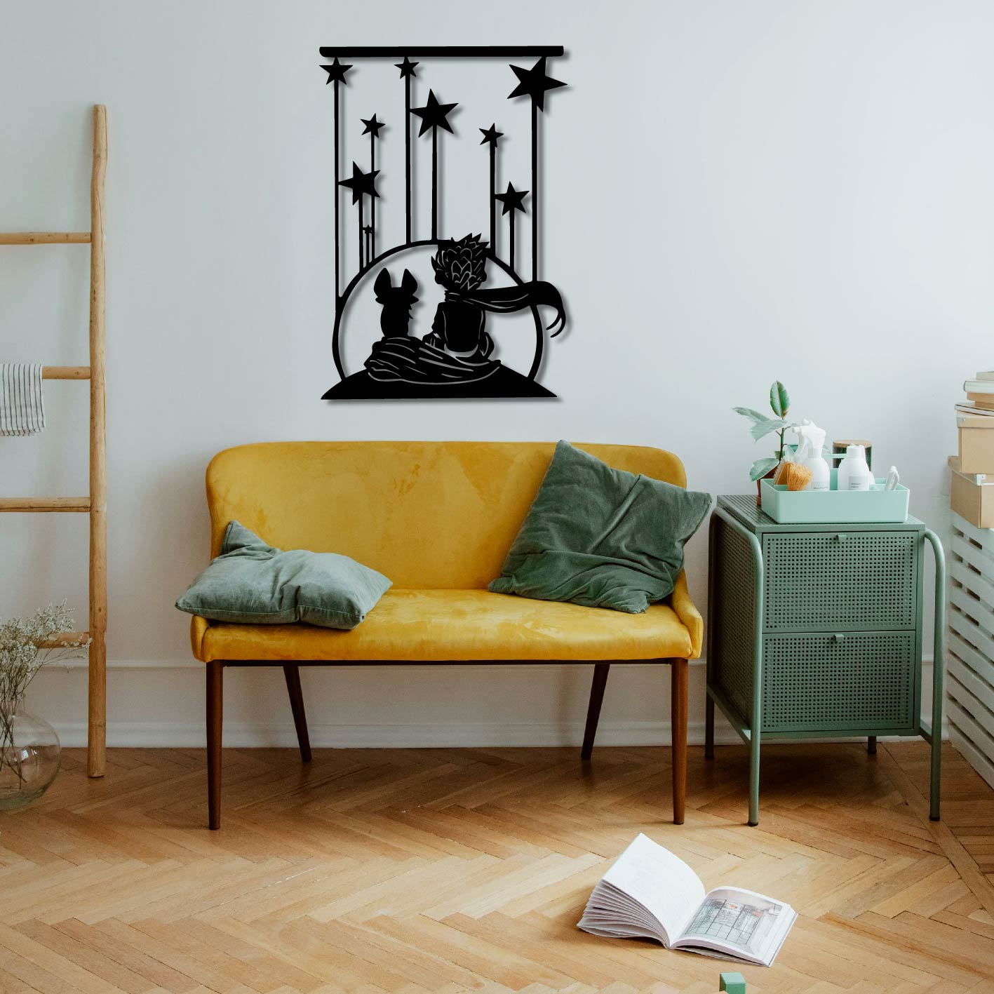 LITTLE PRINCE METAL WALL ART