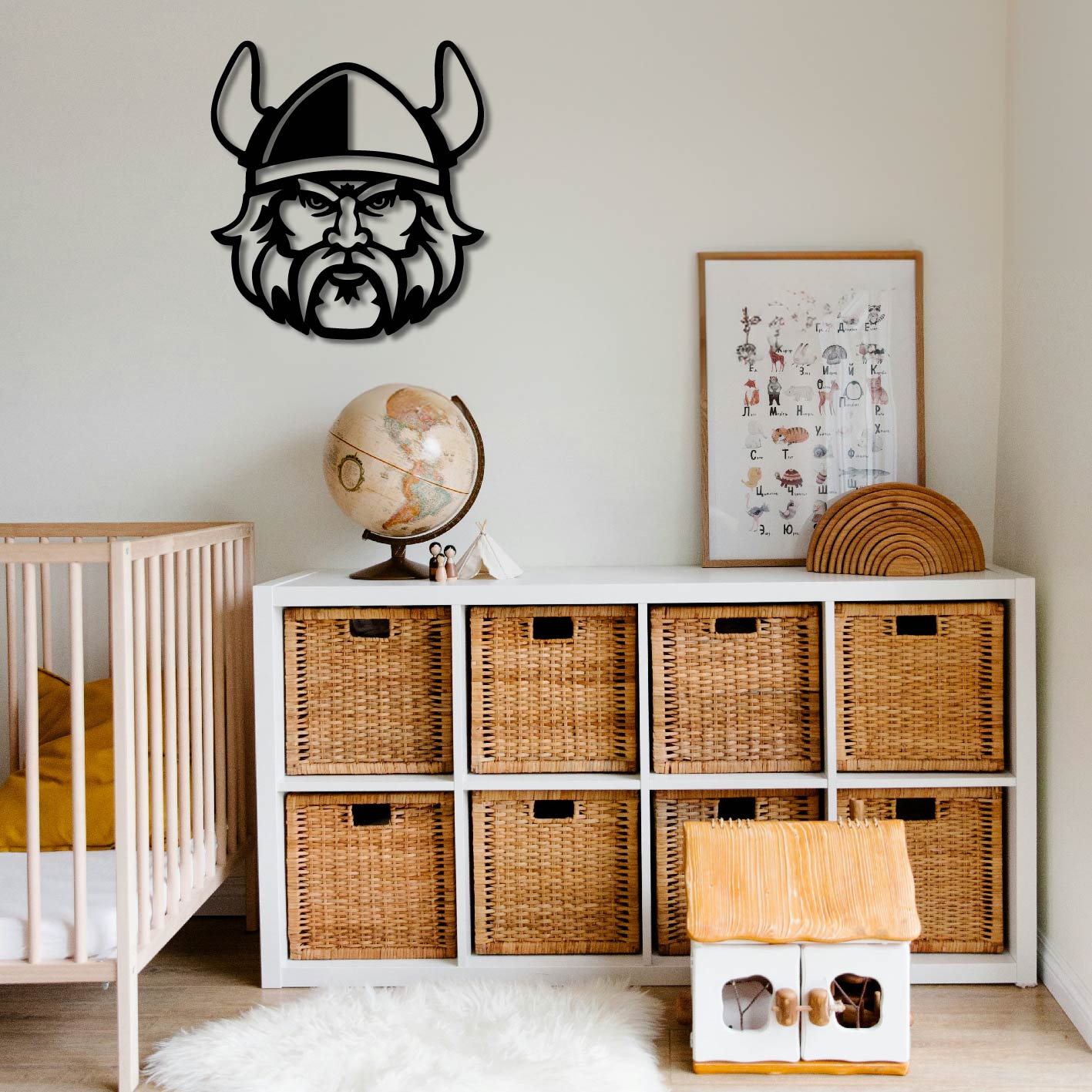 VIKING METAL WALL ART