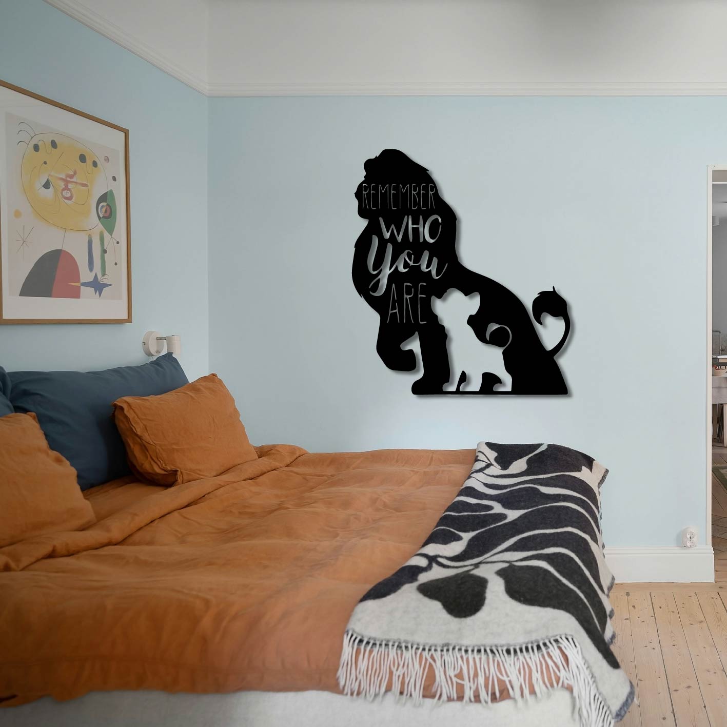 LION KING REMEMBER WHO YOU ARE METAL WALL ART