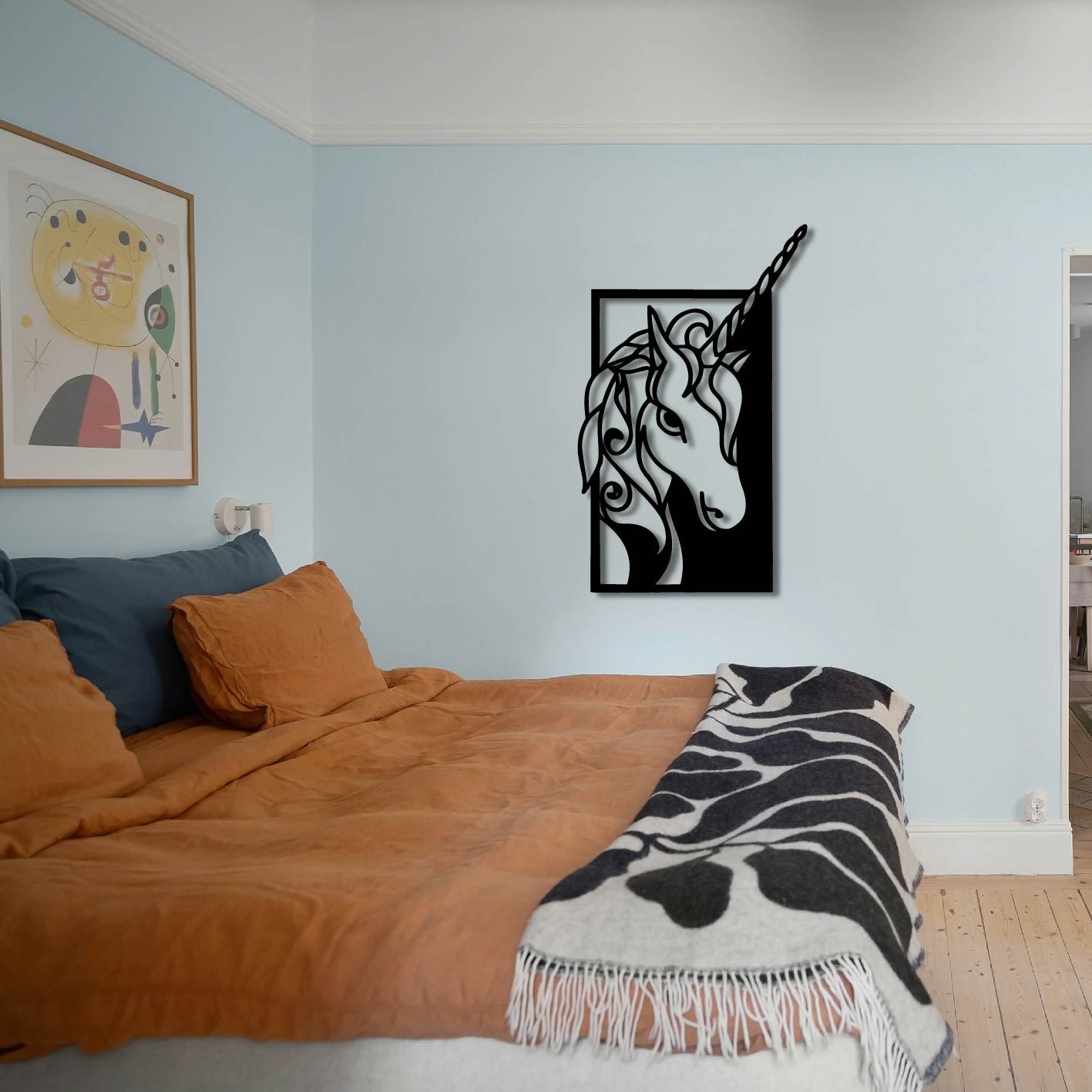 UNICORN METAL WALL ART