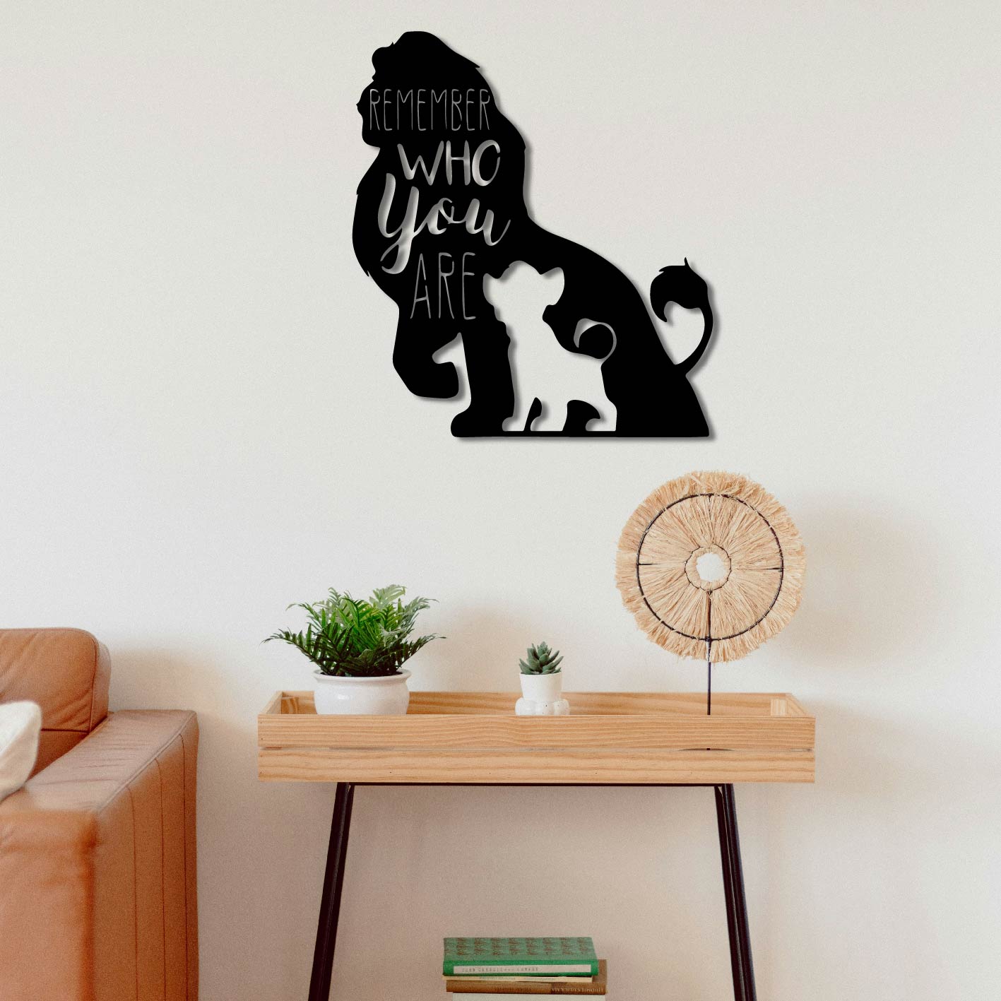 LION KING REMEMBER WHO YOU ARE METAL WALL ART