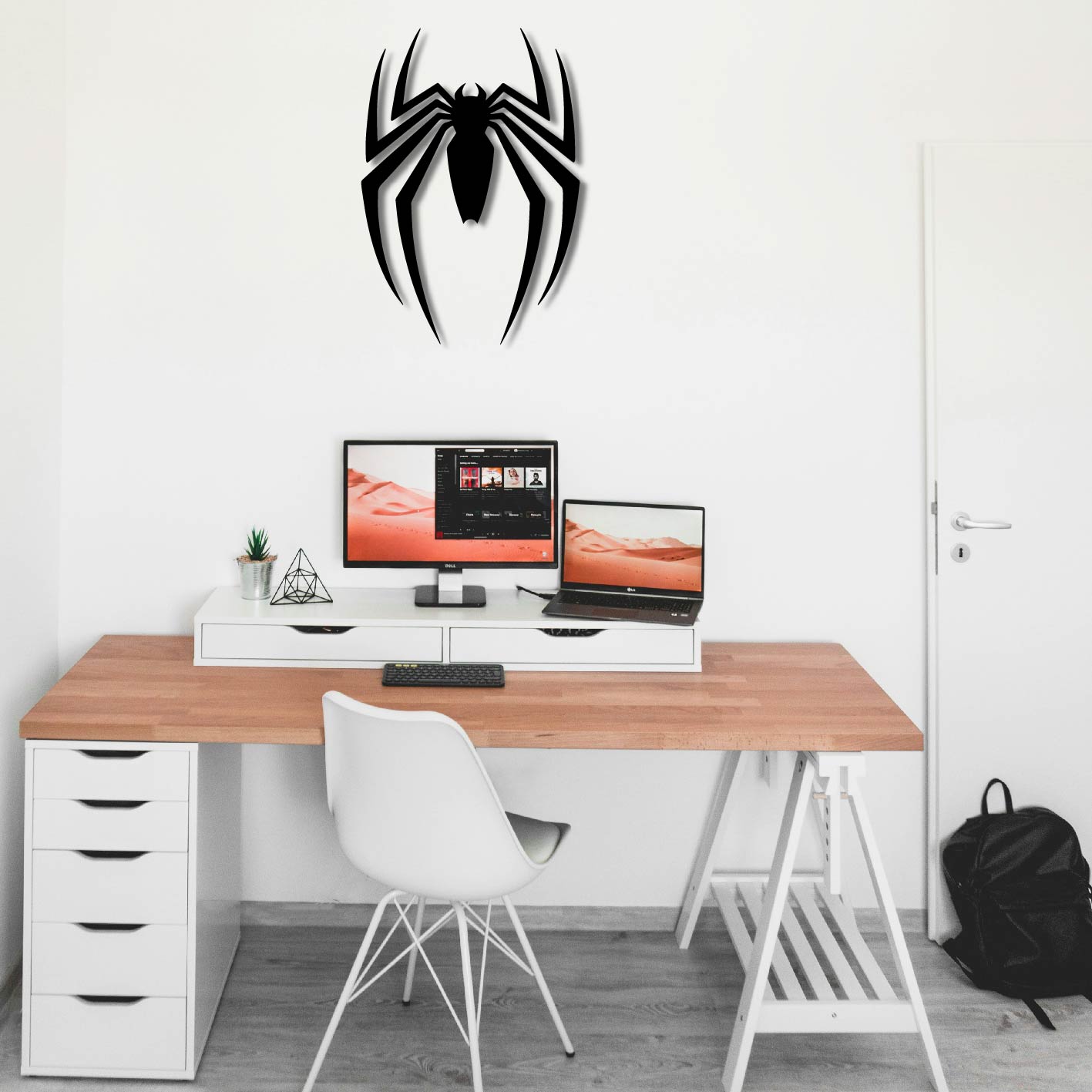 SPIDERMAN LOGO METAL WALL ART