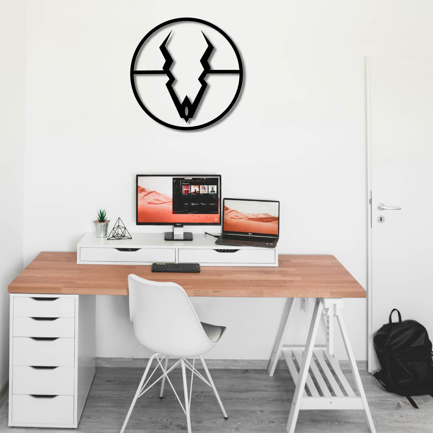NIGHTCRAWLER LOGO METAL WALL ART
