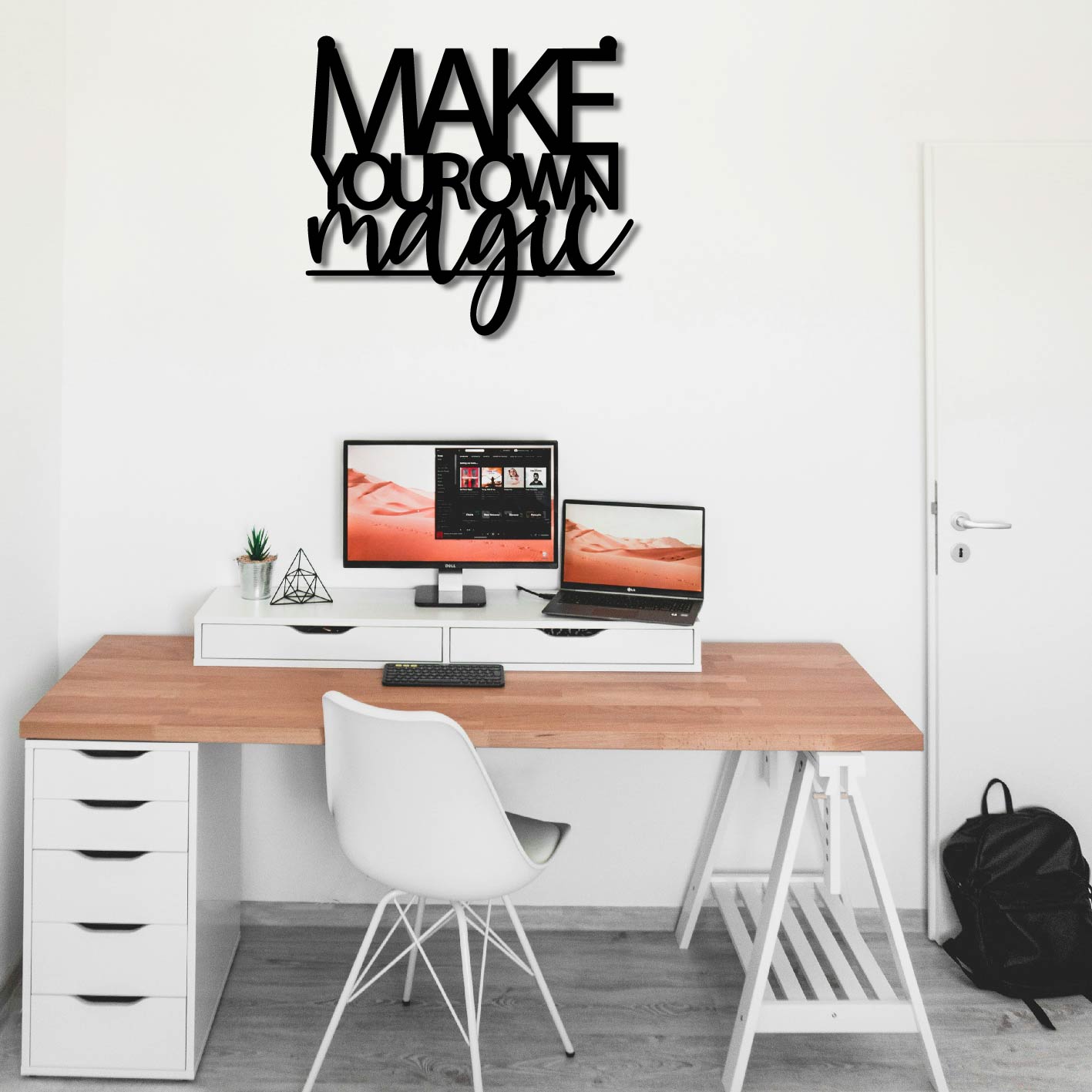 MAKE YOUR OWN MAGIC METAL WALL ART