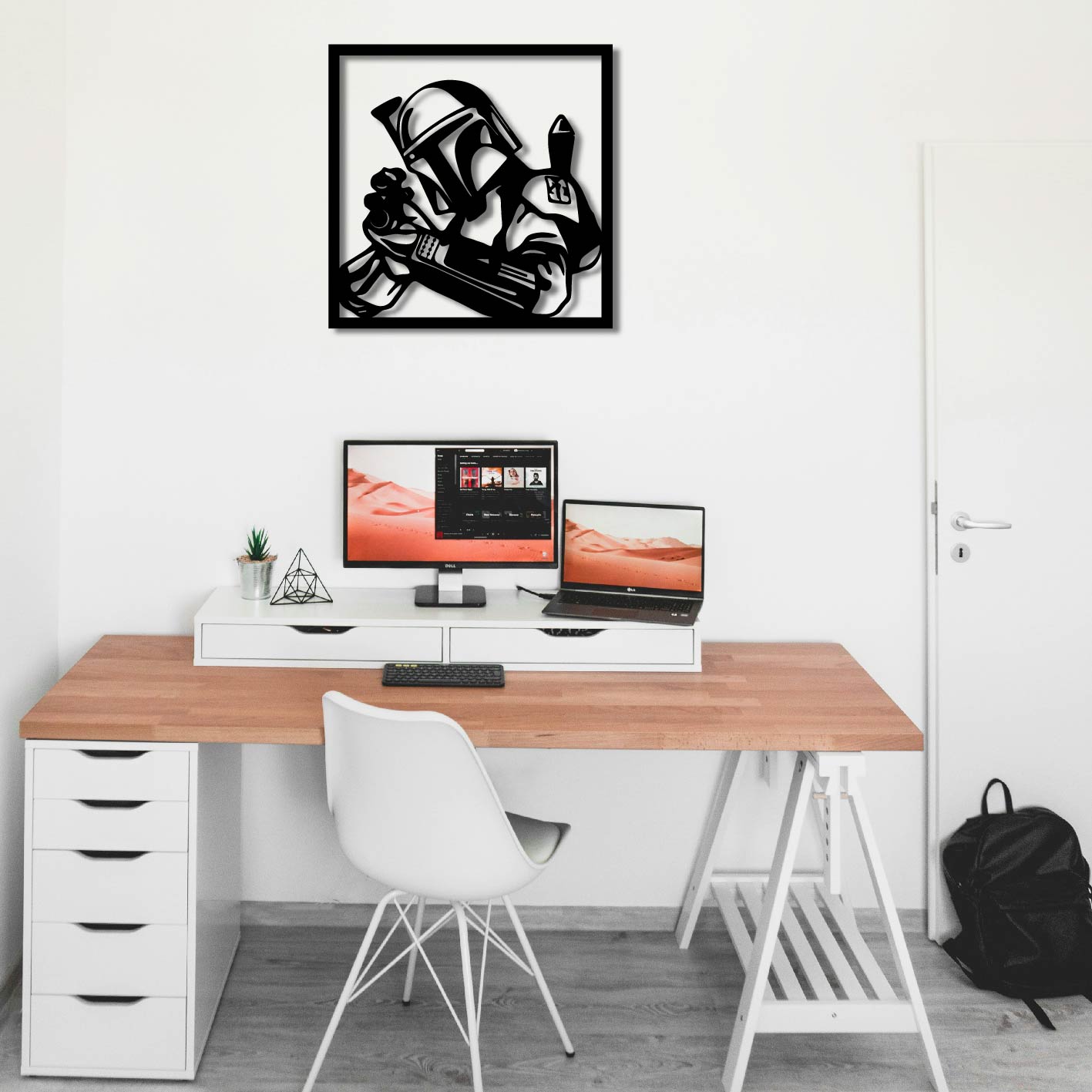 STAR WARS MANDALORIAN METAL WALL ART