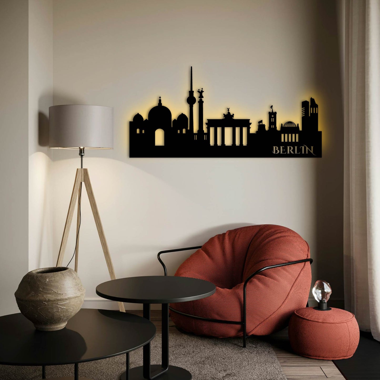 BERLIN METAL WALL ART
