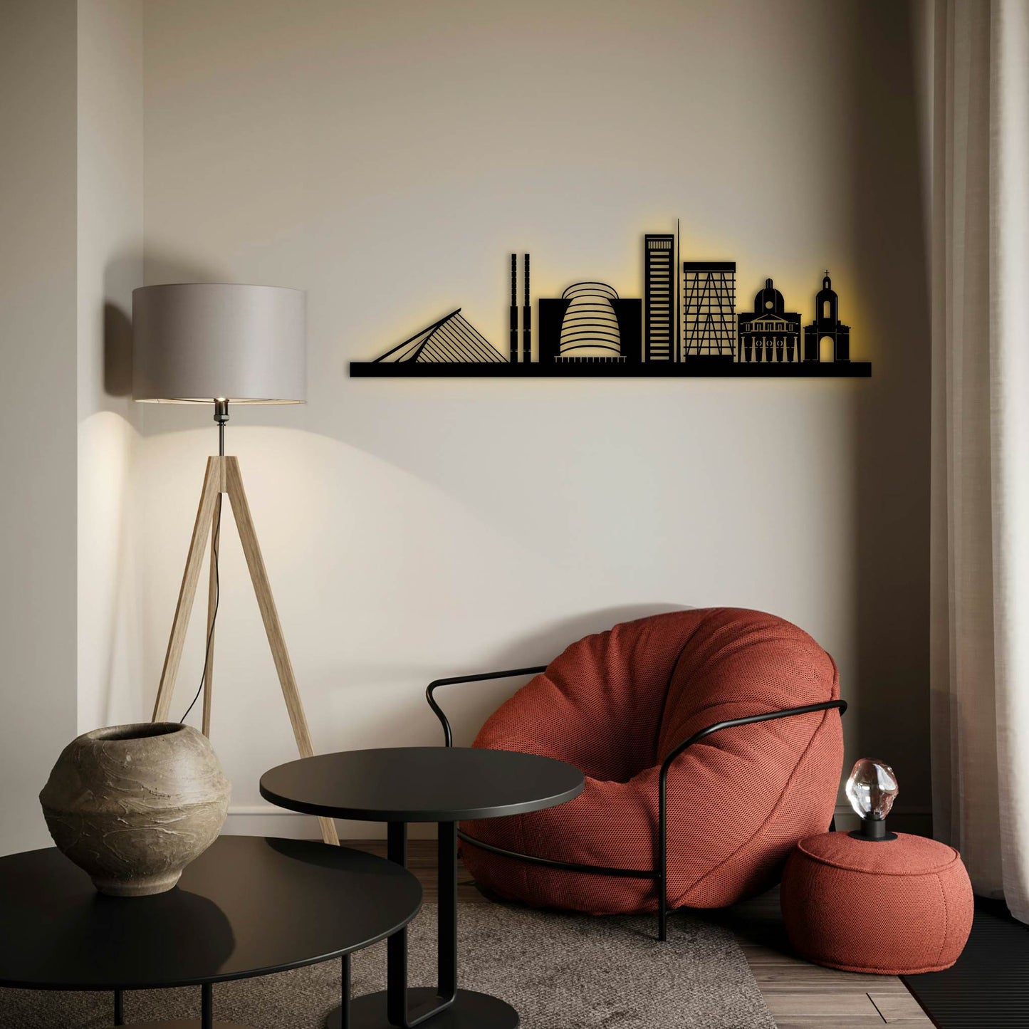 DUBLIN METAL WALL ART
