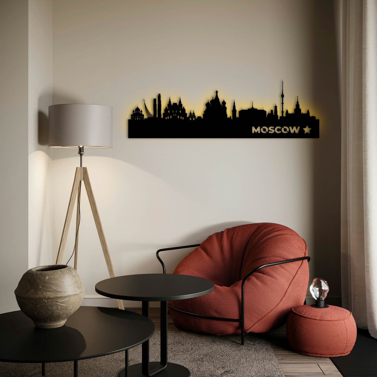 MOSCOW METAL WALL ART