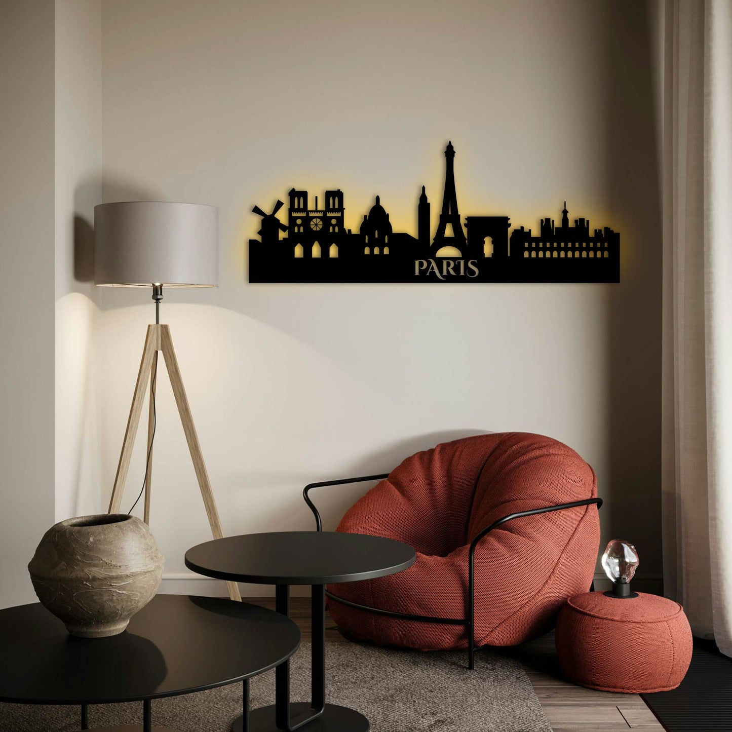 PARIS METAL WALL ART