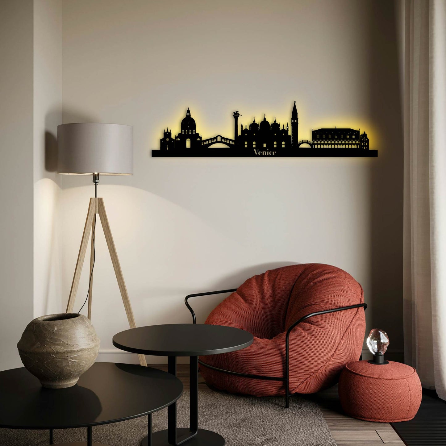 VENICE METAL WALL ART