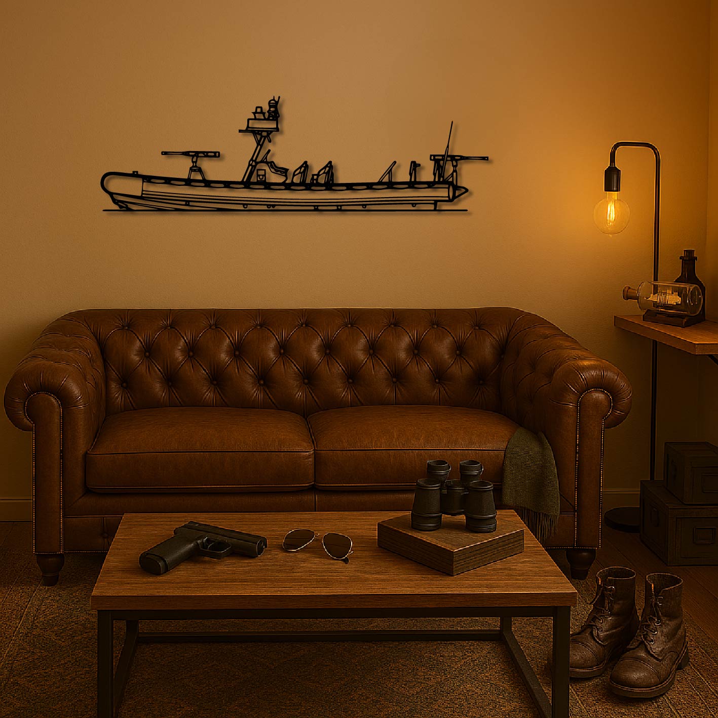 NSW RHIB METAL WALL ART