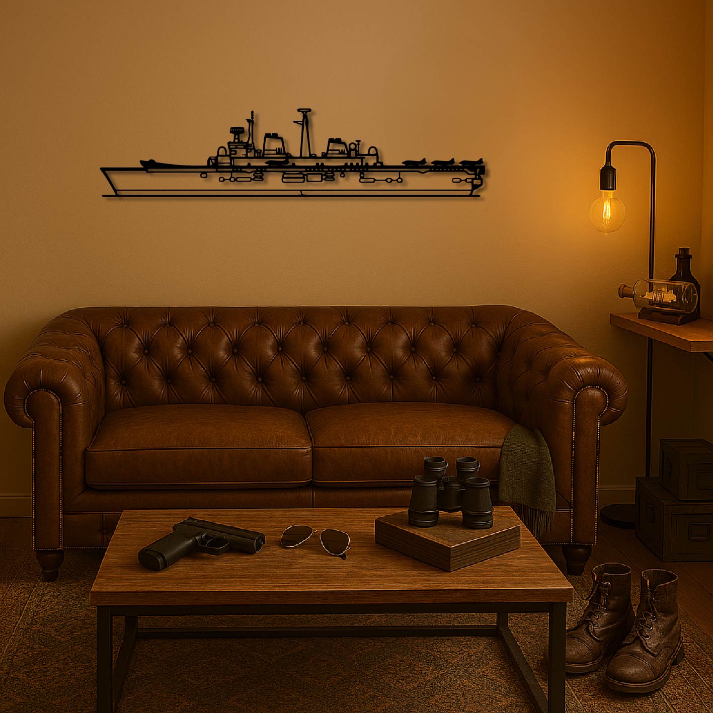 HMS INVINCIBLE R05 METAL WALL ART
