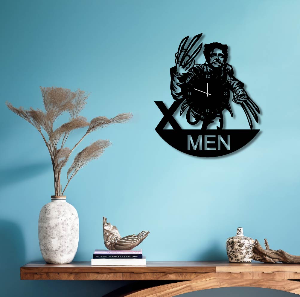 X-MEN WOLVERINE WALL ART CLOCK
