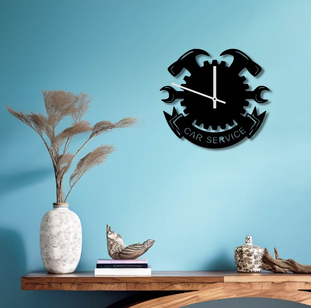 MECHANIC METAL WALL ART CLOCK