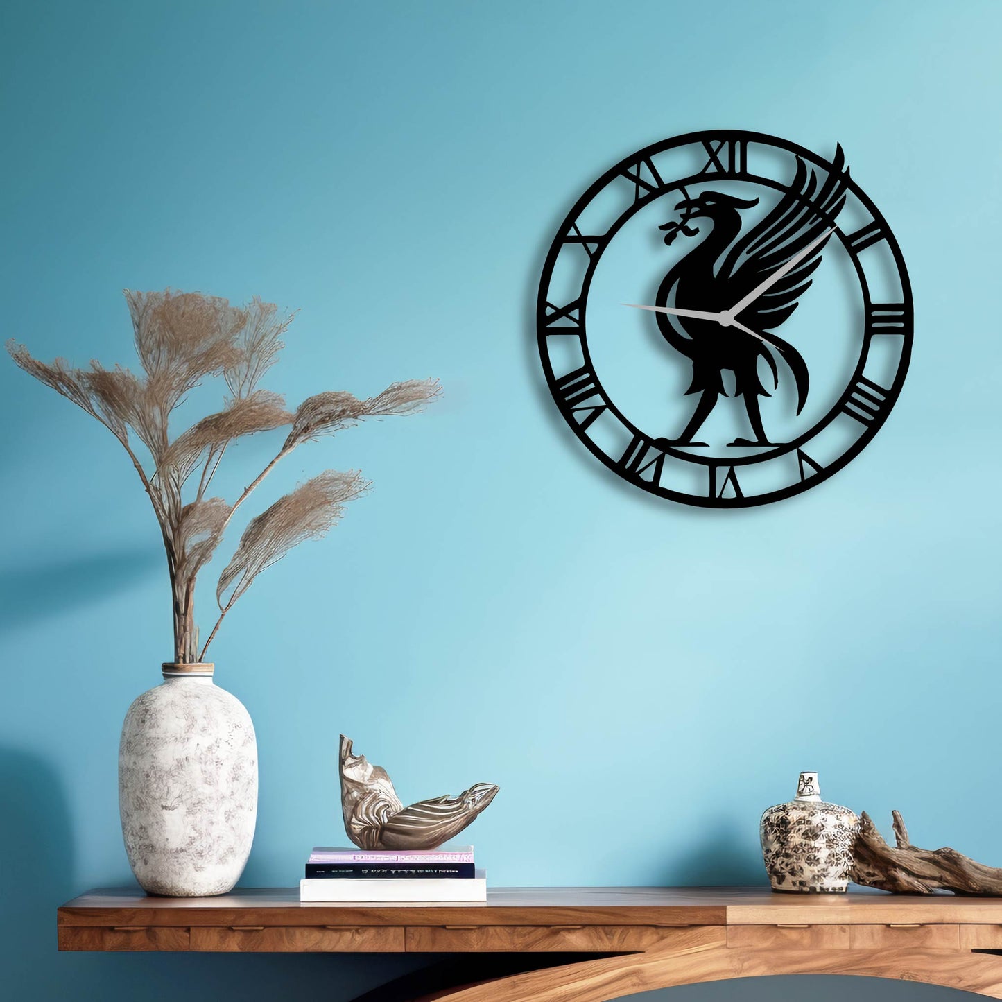 LIVERPOOL CLOCK NEW 3 METAL WALL ART