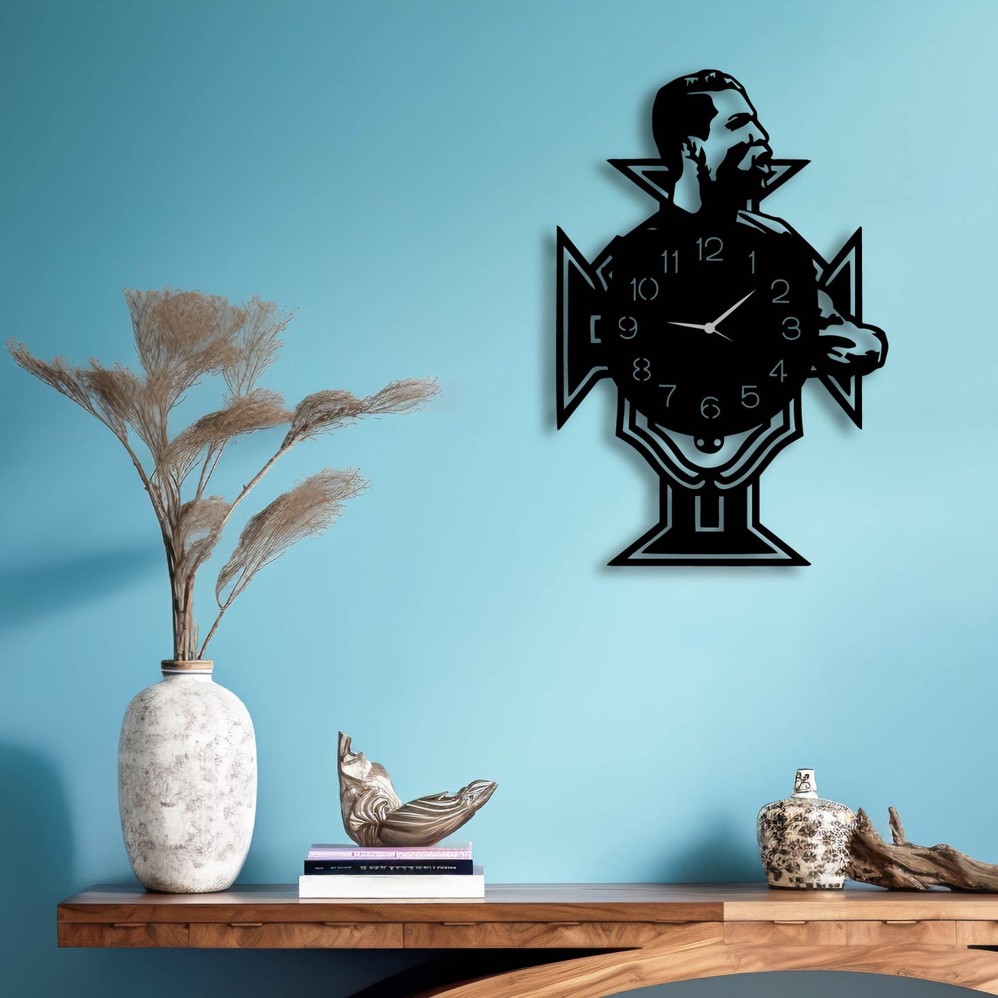 CR7 CLOCK METAL WALL ART