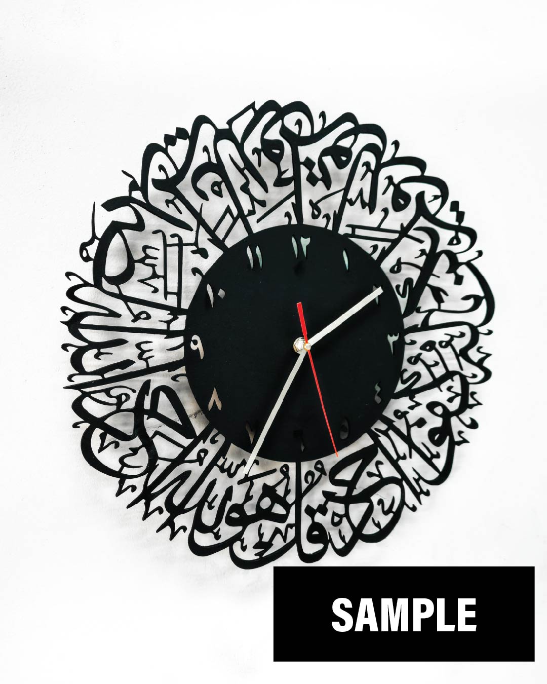 ROMAN NUMERAL METAL WALL ART CLOCK 2