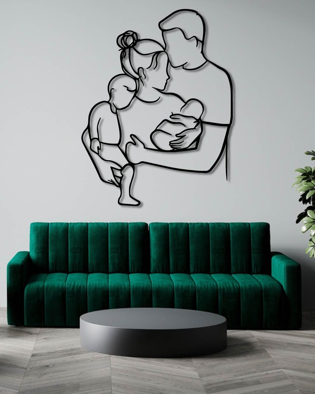 FAMILY METAL WALL ART