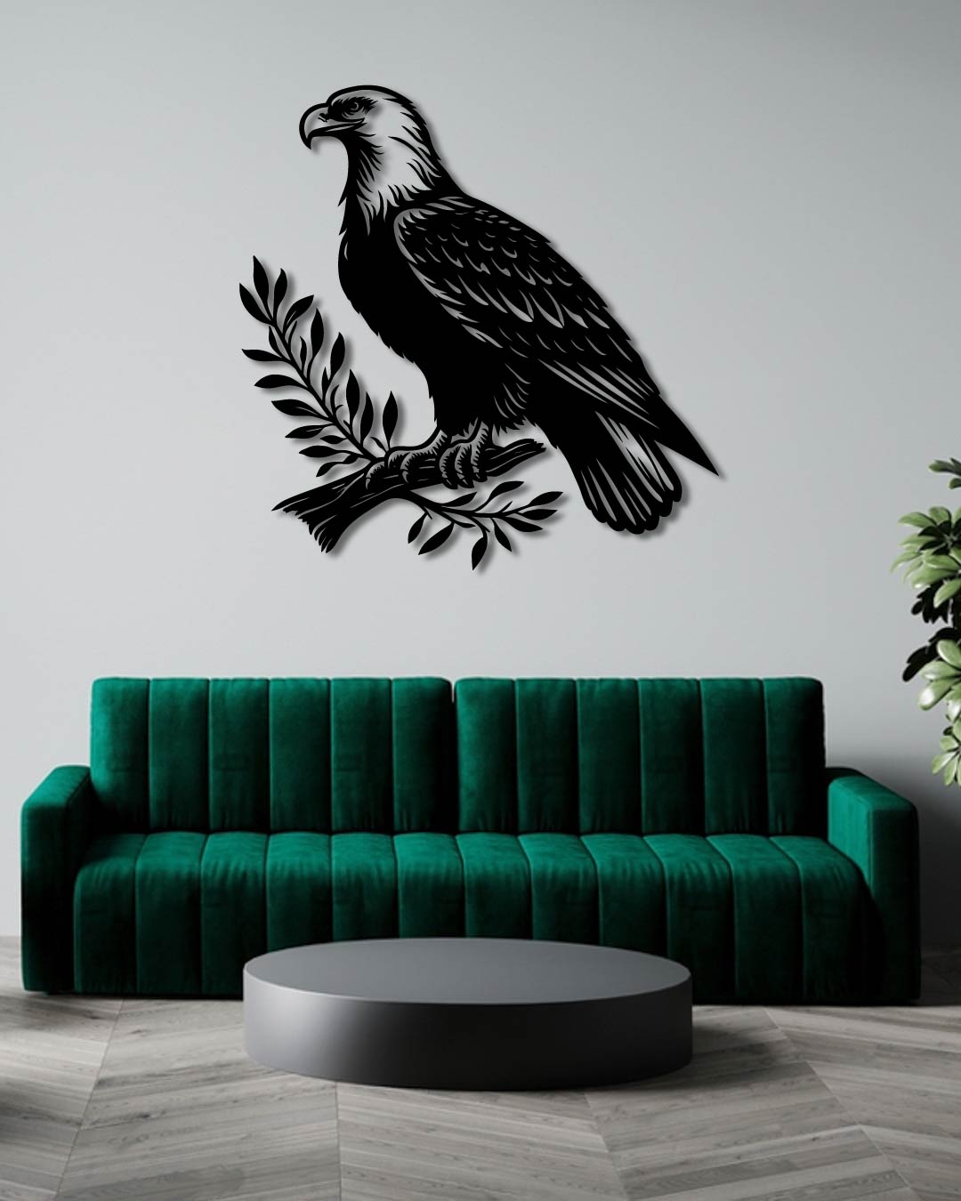 Eagle Metal Wall Art Frame