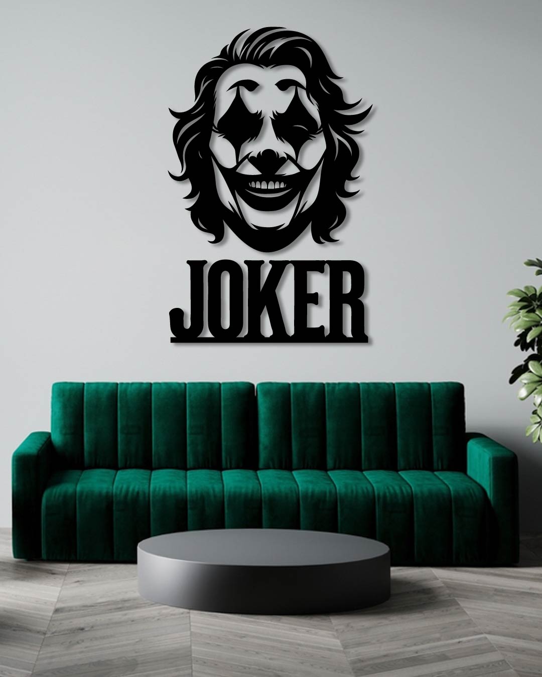 Joker Movie Joaquin Phoenix Metal Wall Art Frame