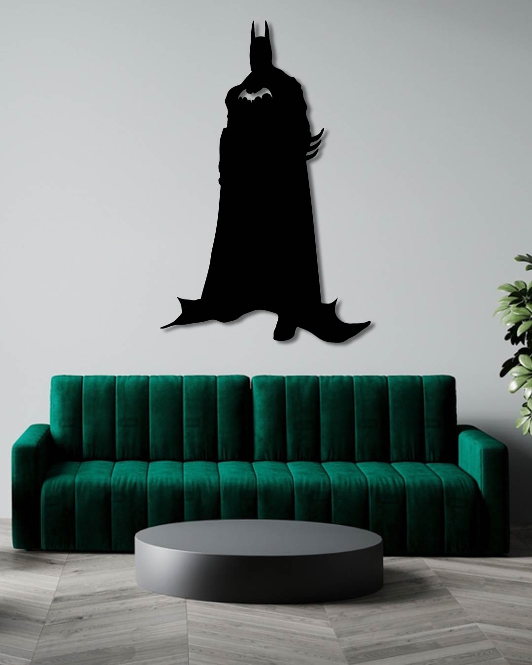 Batman Arkham Asylum Metal Wall Art Frame
