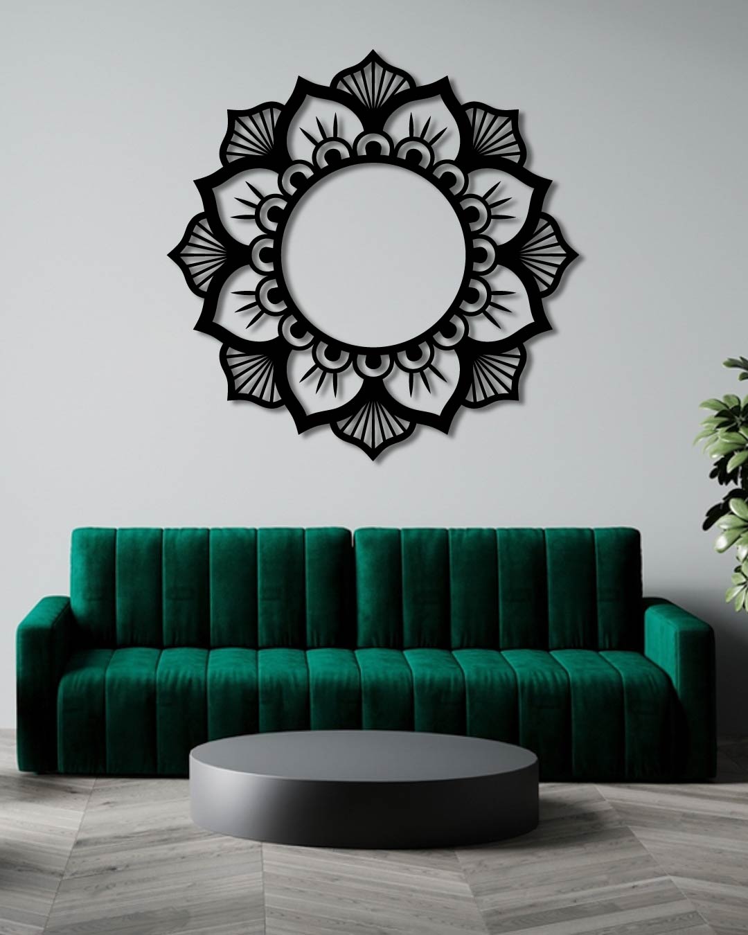 BASIC MANDALA METAL WALL ART