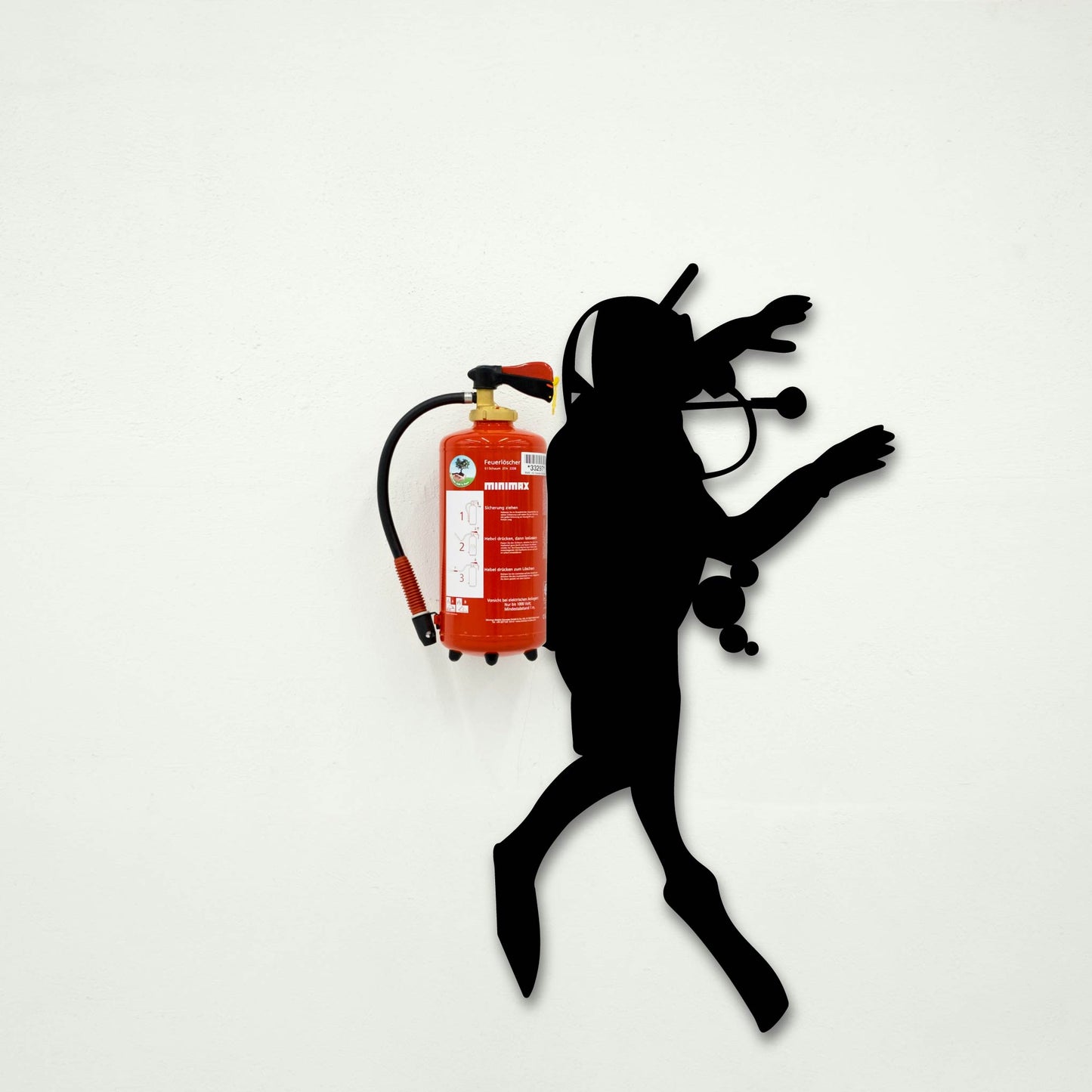 DIVER 3 METAL WALL ART