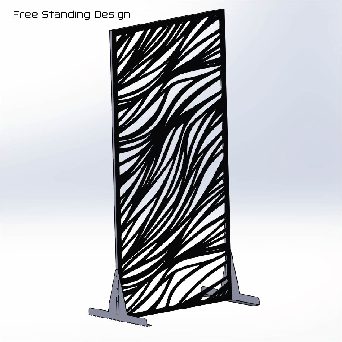 CS-4 Laser Cut Steel Screen / Divider