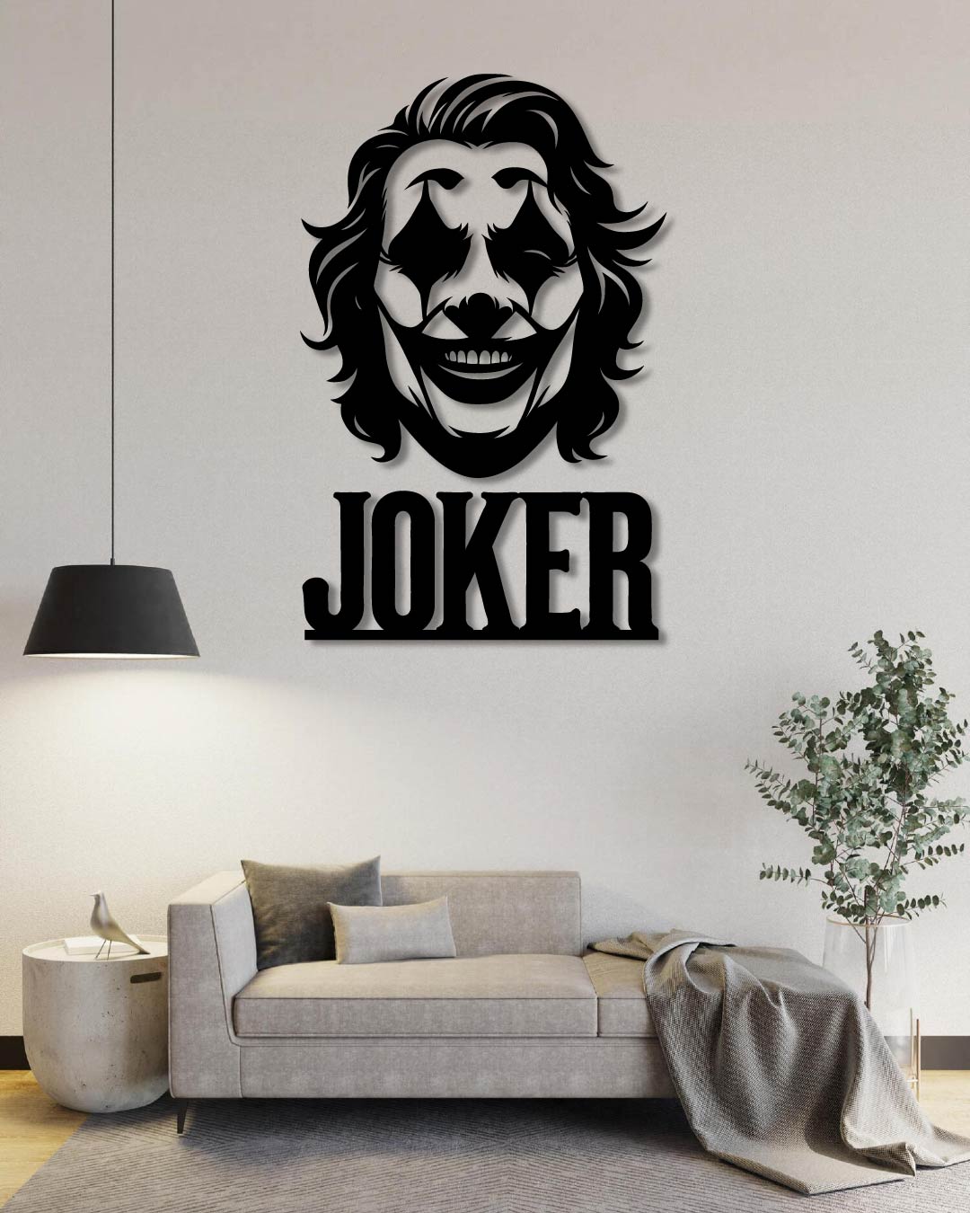 Joker Movie Joaquin Phoenix Metal Wall Art Frame