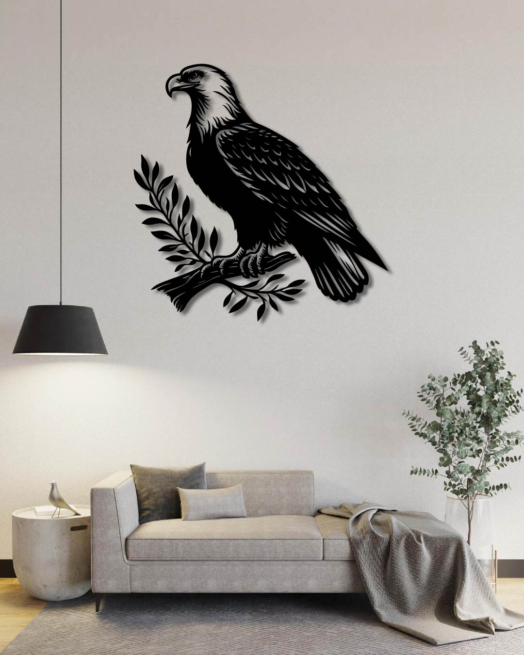 Eagle Metal Wall Art Frame