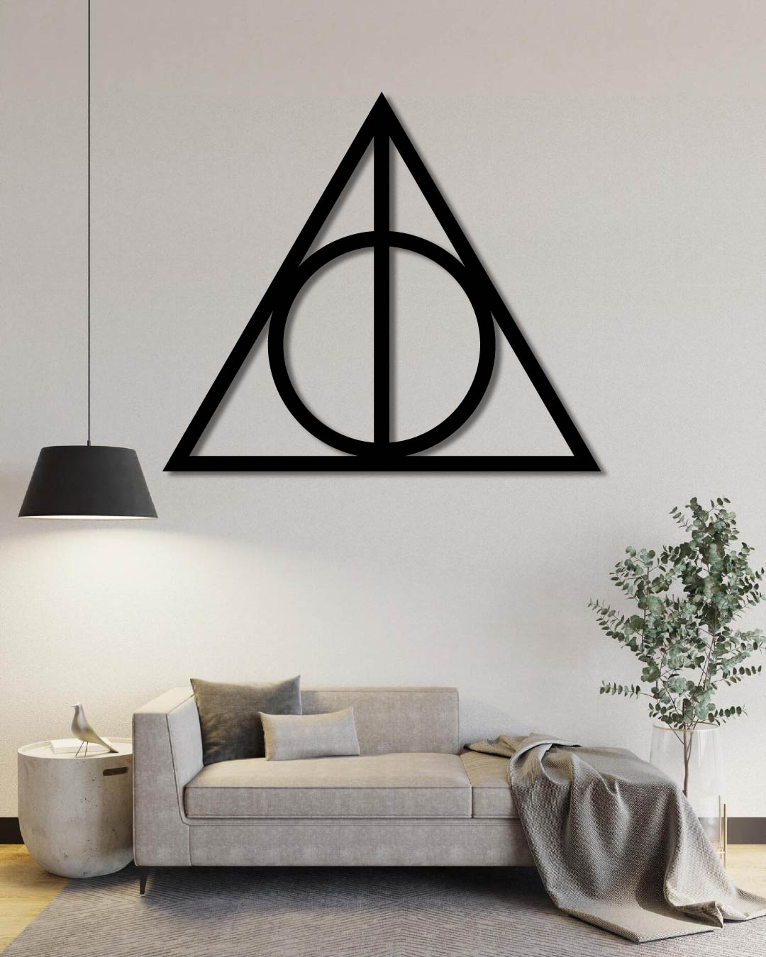 Deathly Hallows Metal Wall Art Frame