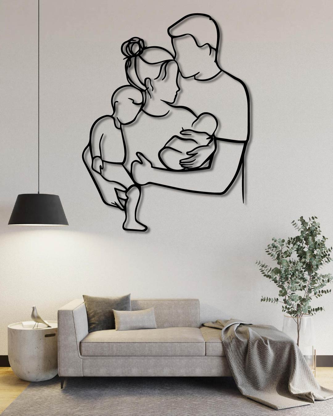 FAMILY METAL WALL ART
