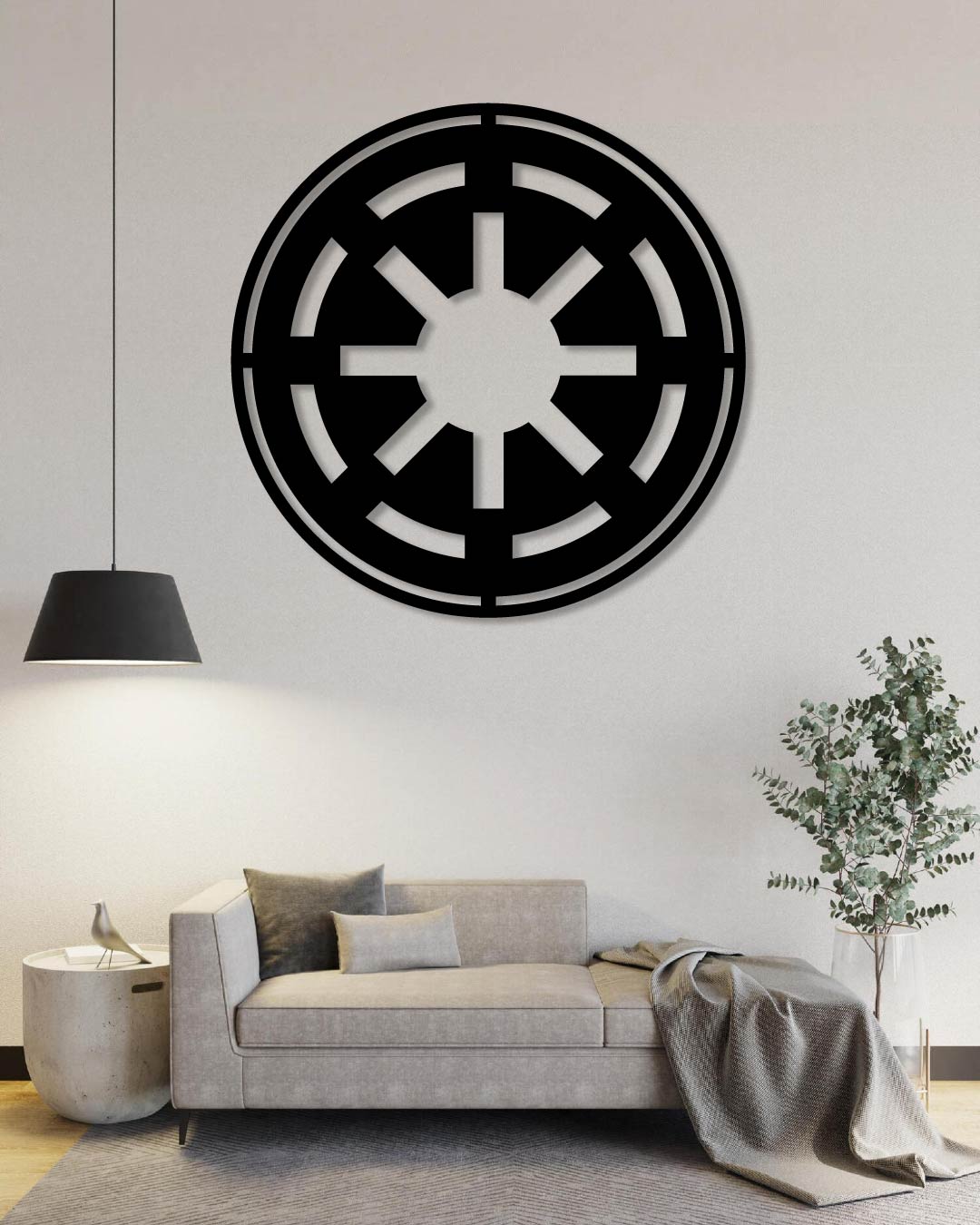 Star Wars Galactic Republic Symbol Metal Wall Art Frame