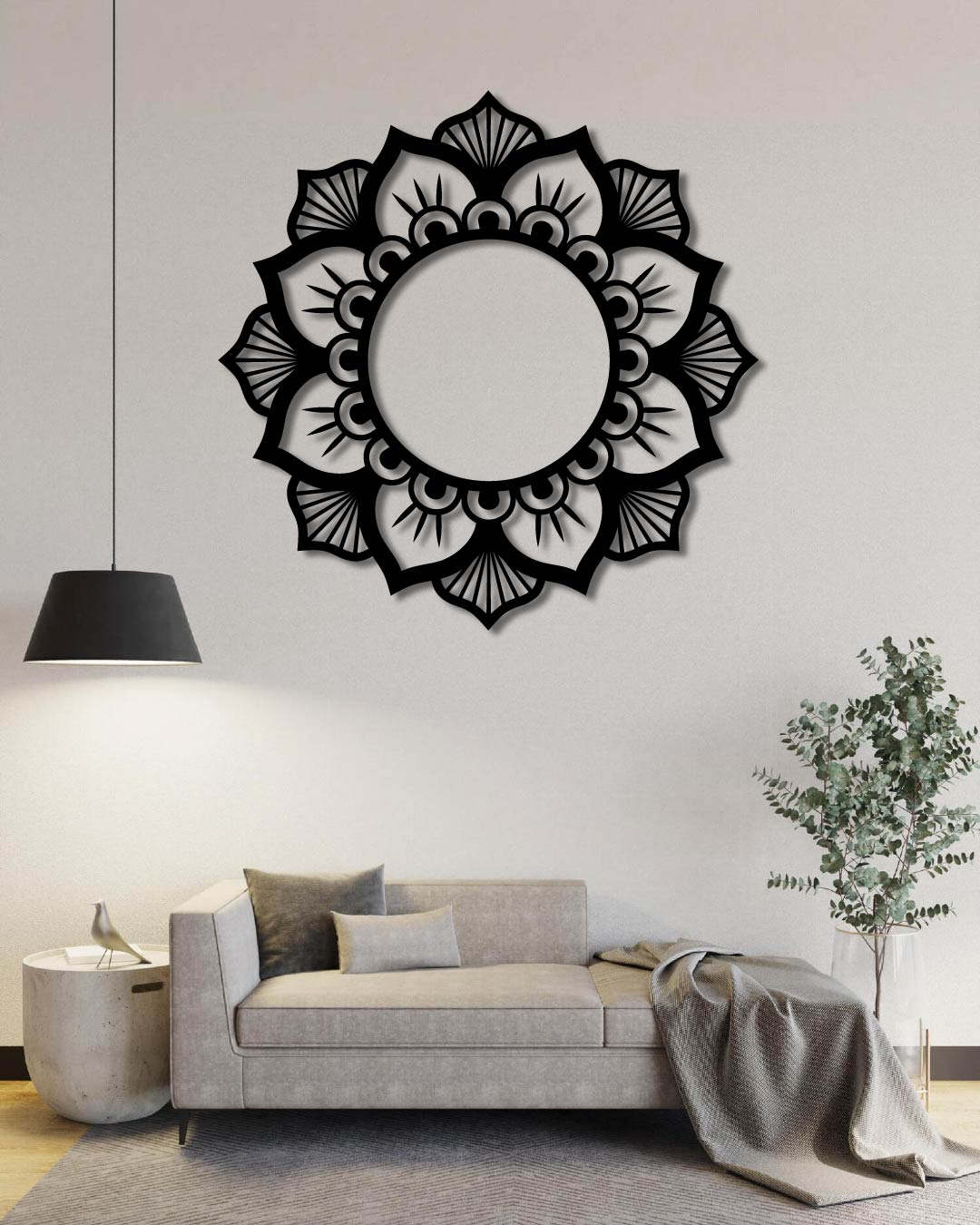 BASIC MANDALA METAL WALL ART