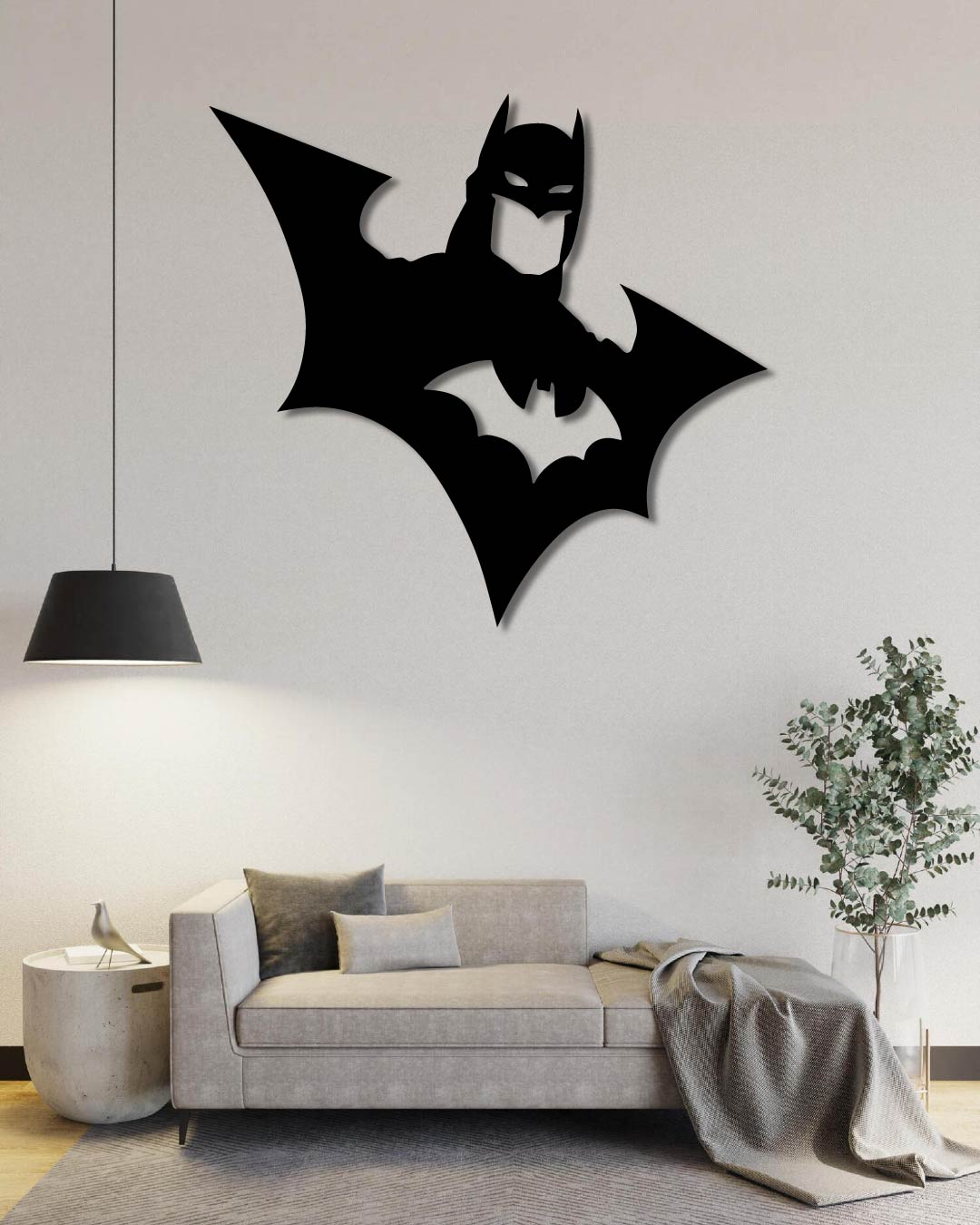 Batman Dark Knight Metal Wall Art Frame