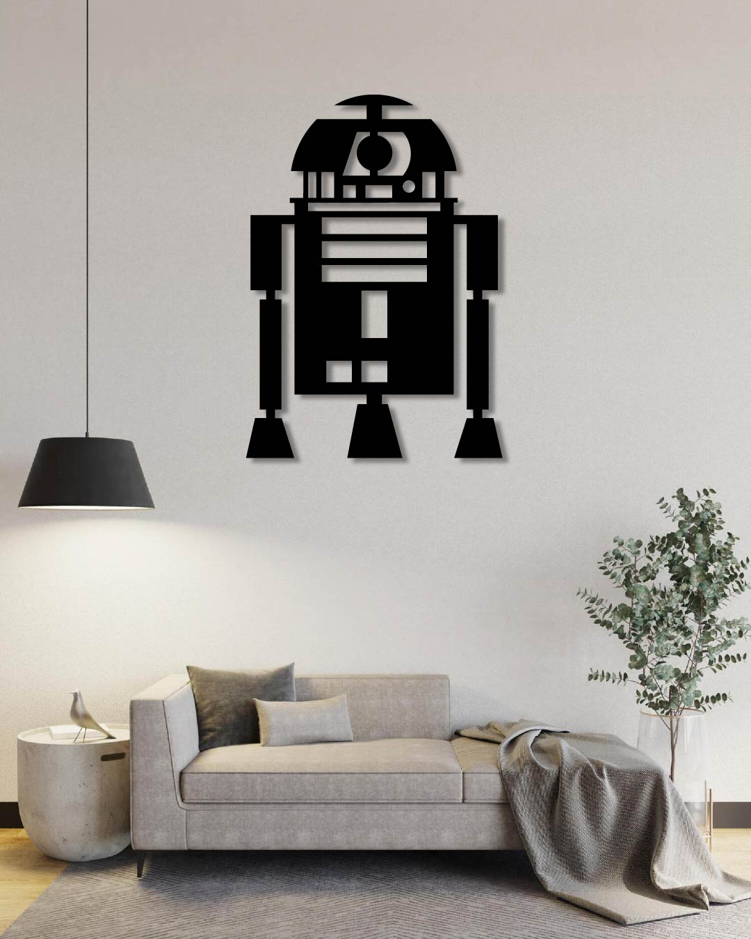 Star Wars R2D2 Metal Wall Art Frame