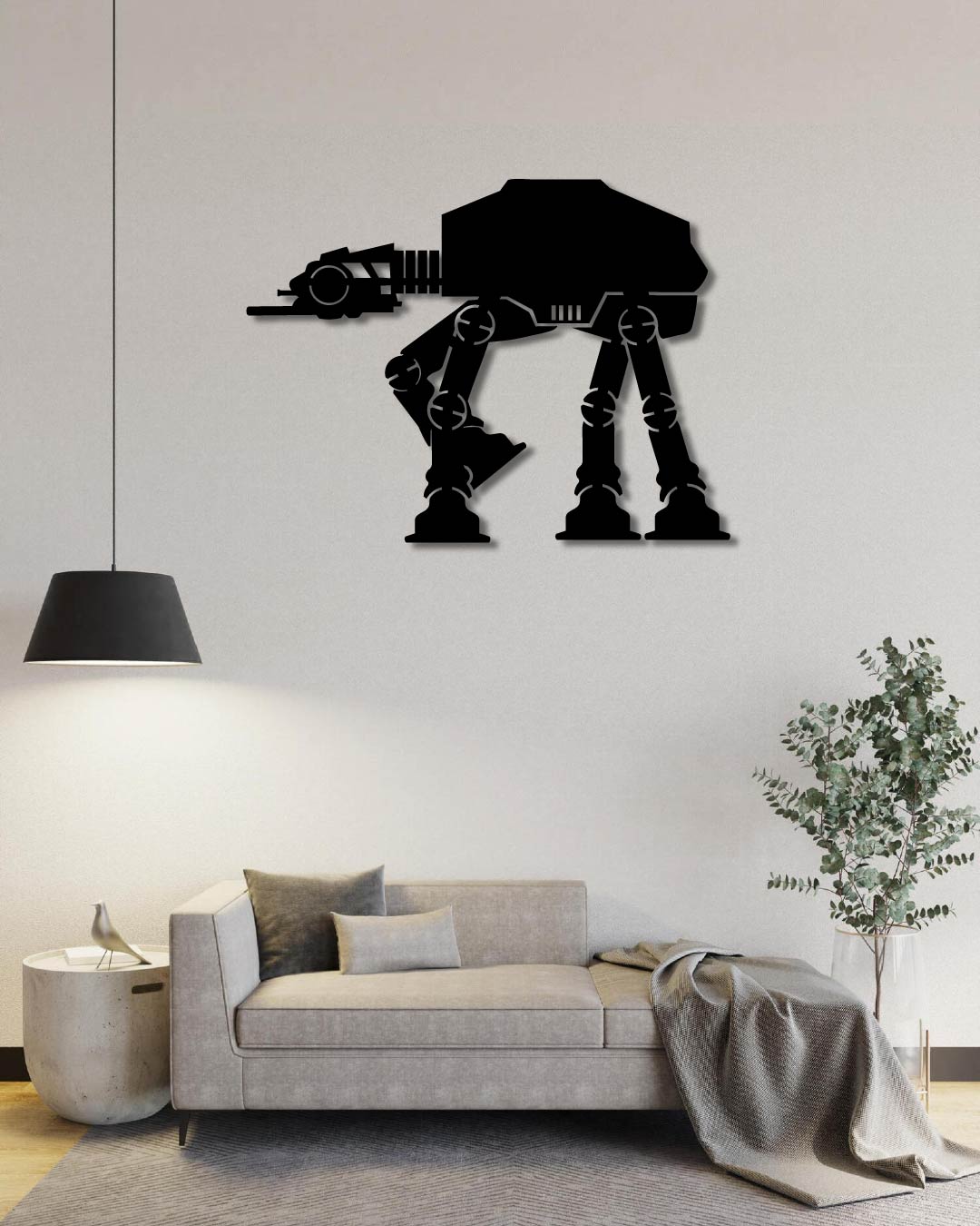 Star Wars AT-AT Walker Machine Metal Wall Art Frame