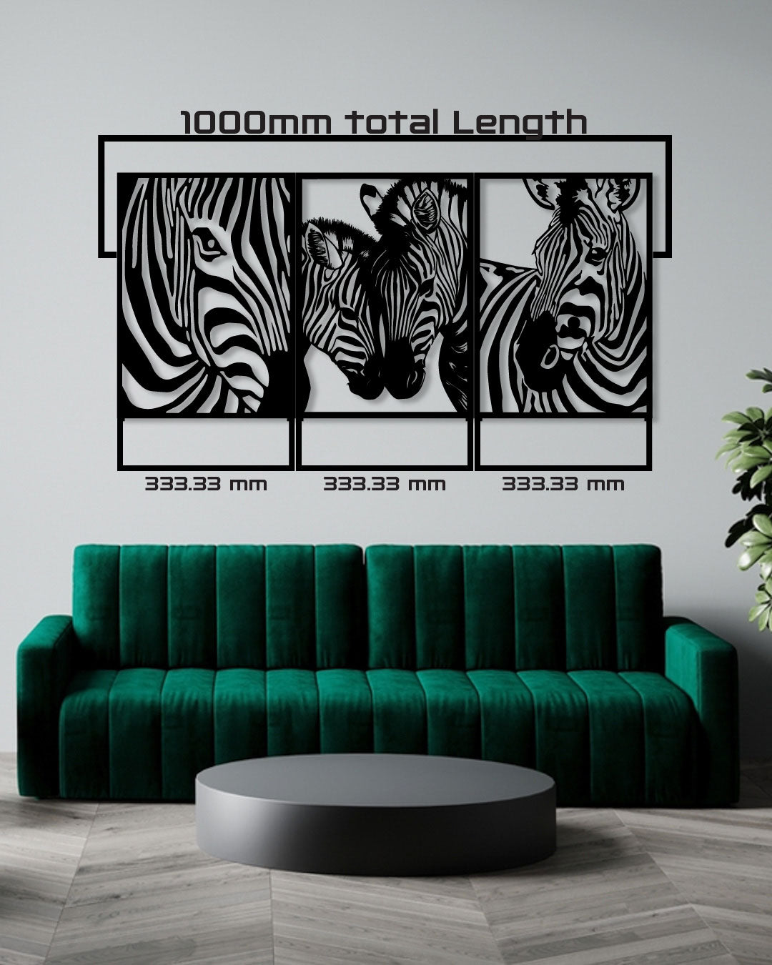 Woman Trio Metal Wall Art Frame